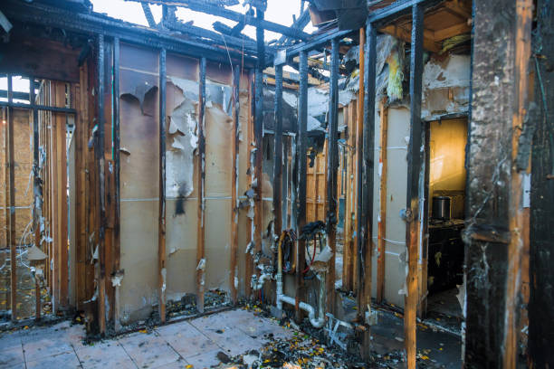 Professional Fire Damage Restoration technician working in Beavercreek, OR